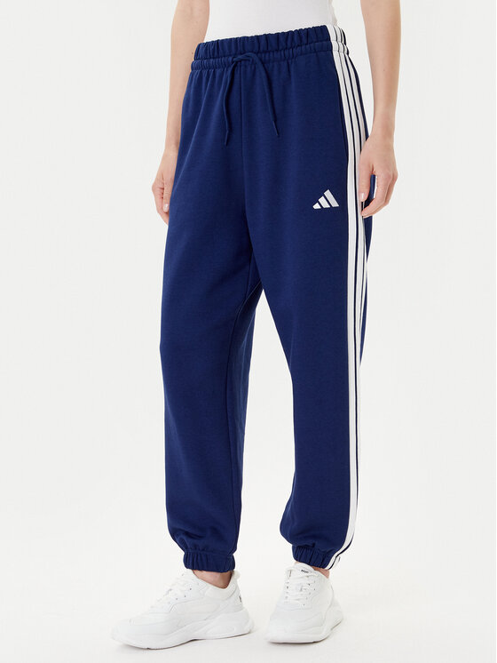 

Джоггеры loose fit Essentials 3-Stripes Fleece JX7696 Adidas, синий