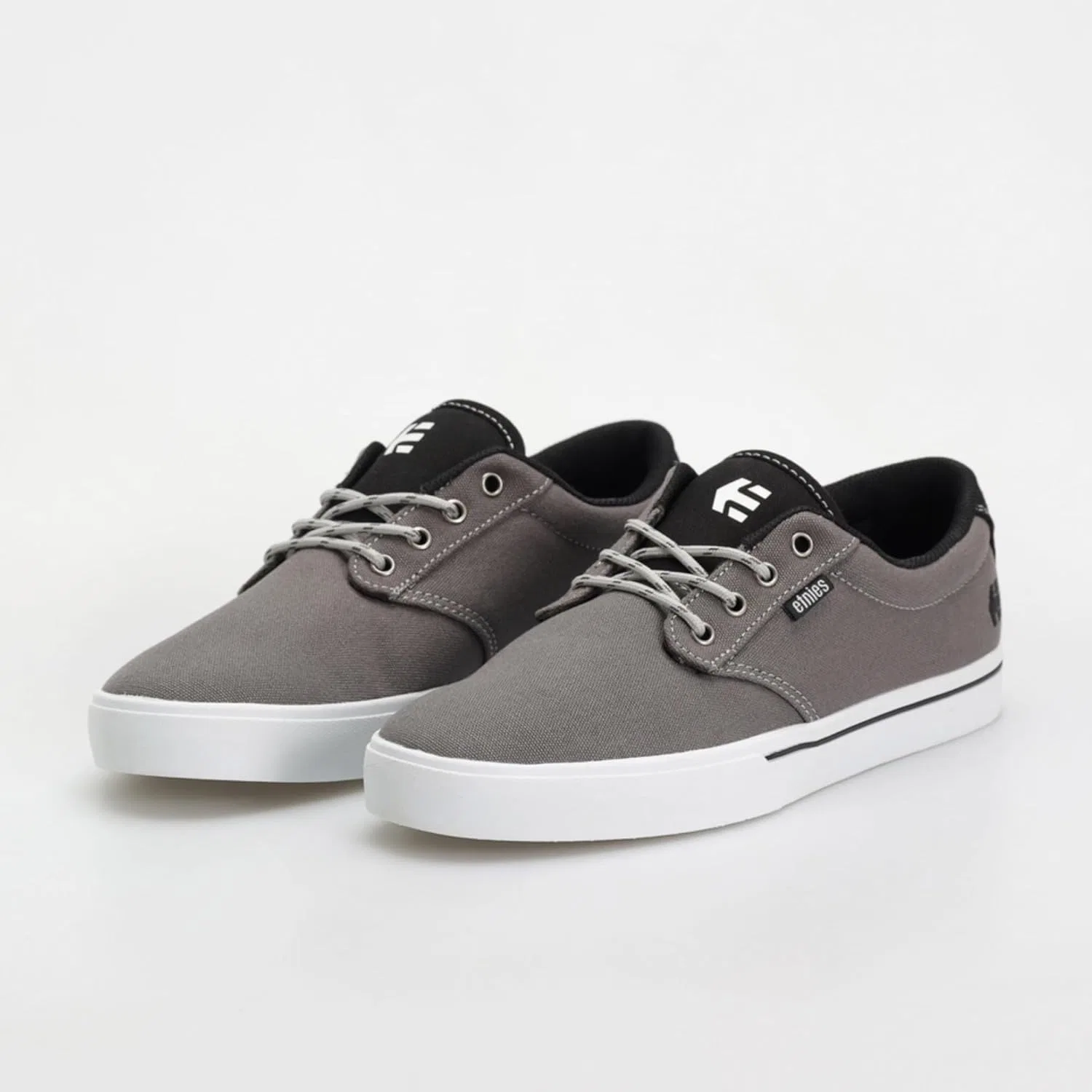 Мужские скейтбордистские кроссовки Etnies Jameson 2 Eco, Dark Grey Black Red — фото 3