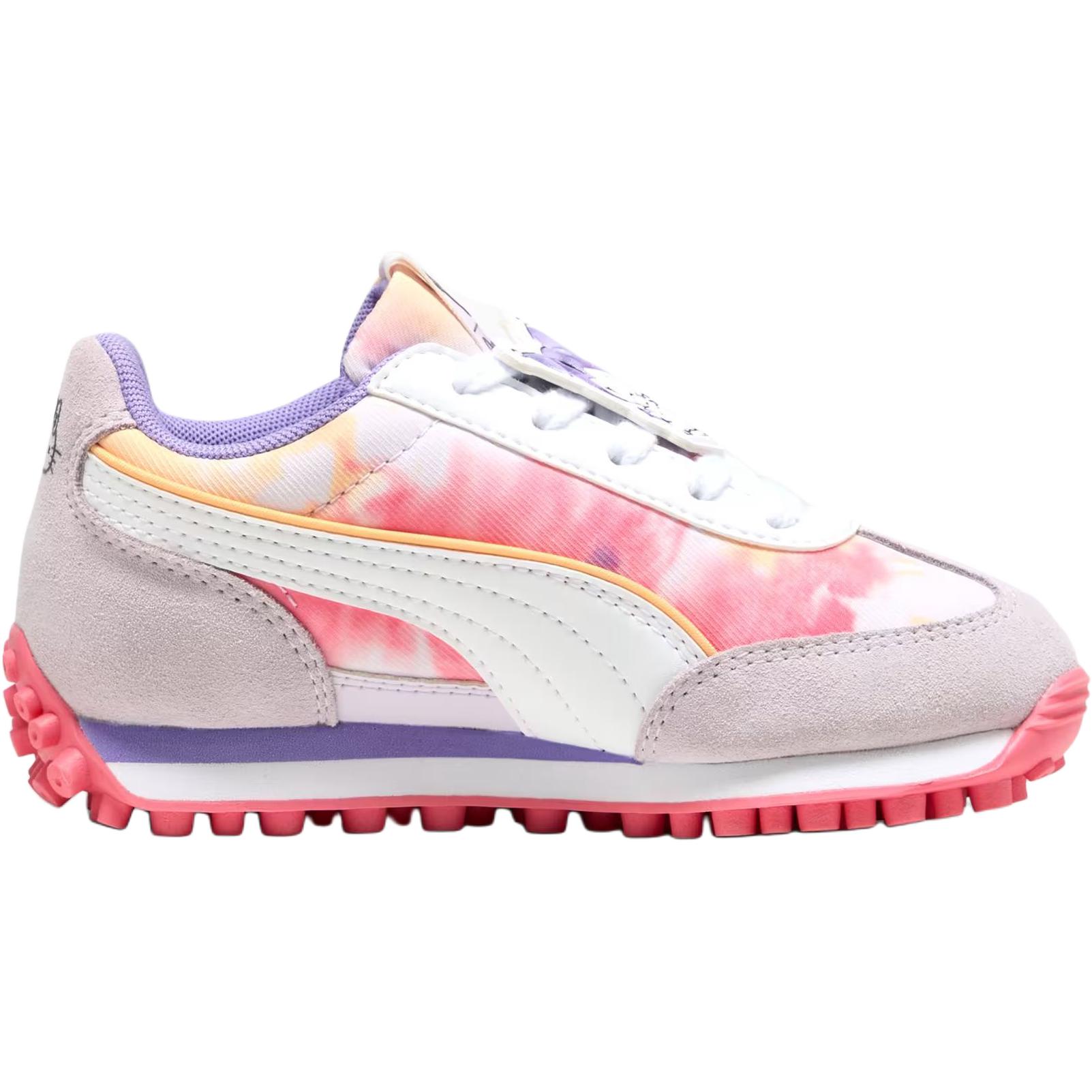 Детские повседневные туфли Easy Rider для дошкольников PUMA, белый/розовый/фиолетовый — фото 3