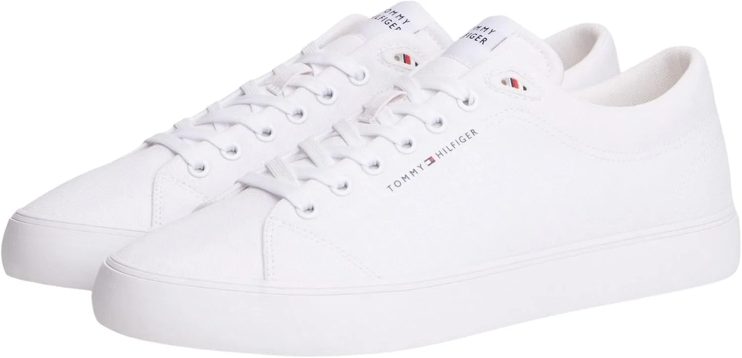 Мужские низкие кроссовки Tommy Hilfiger Harlem Core II CVS Fm0fm05817, White (White) — фото 3