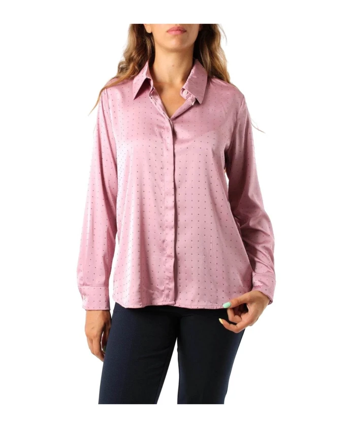 

Элегантная розовая рубашка Emme Di Marella, розовый