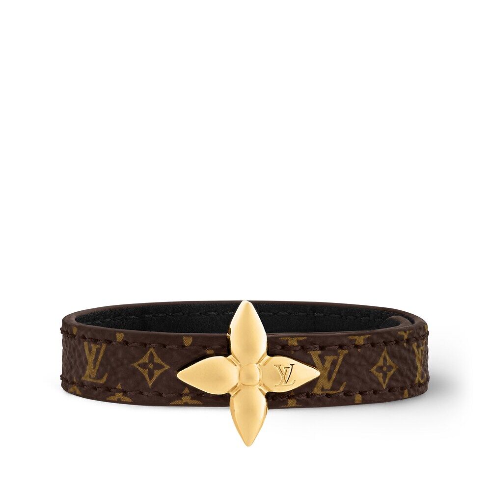 

Мини-браслет Flowergram Louis Vuitton, коричневый