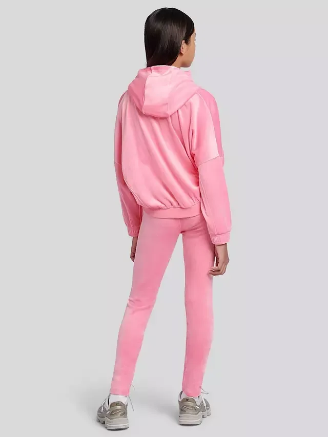 Детский комплект: свободная толстовка и велюровые леггинсы Juicy Couture, Morning Glory — фото 2