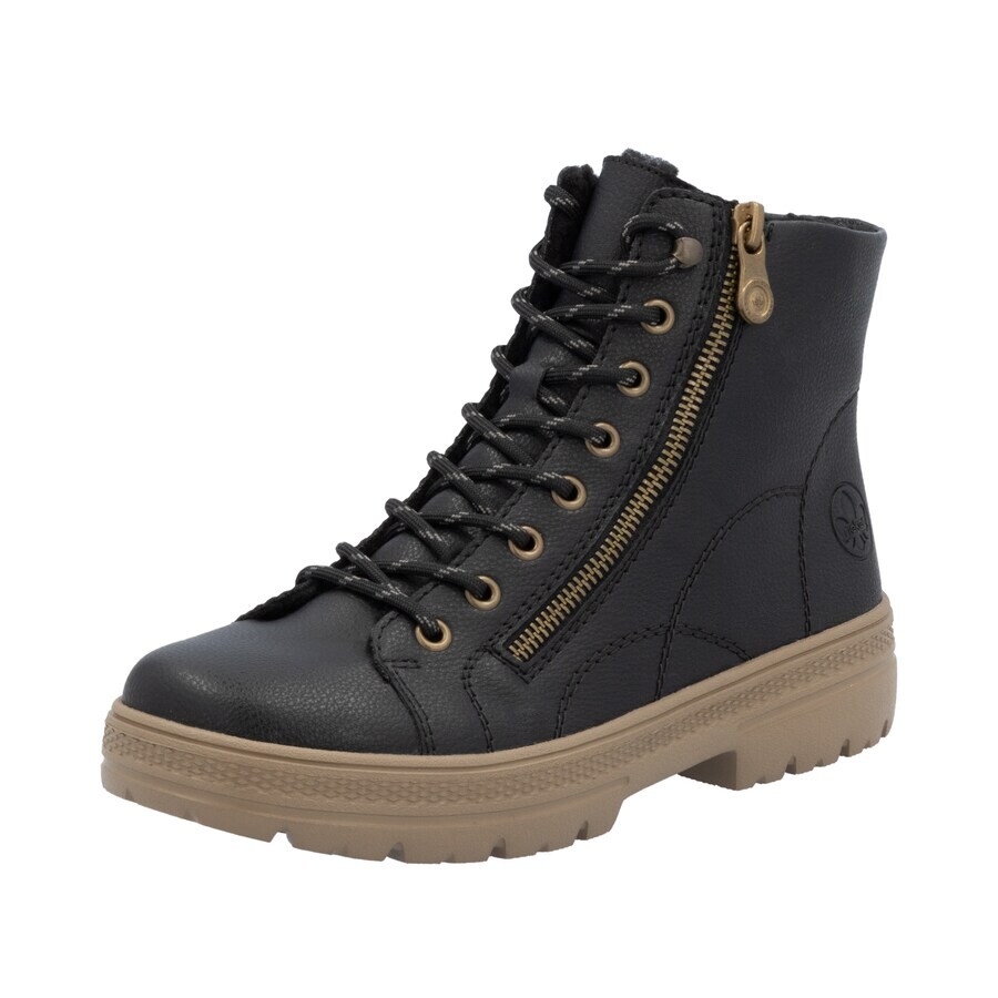 

Ботинки Rieker Lace-Up Boots, черный