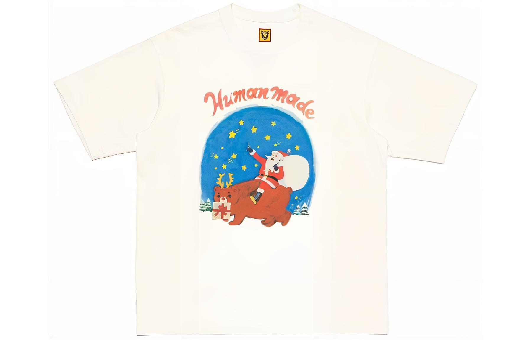 

HUMAN MADE Футболка KEIKO SOOTOME FW23 Unisex Ecru, Бежевый, HUMAN MADE Футболка KEIKO SOOTOME FW23 Unisex Ecru