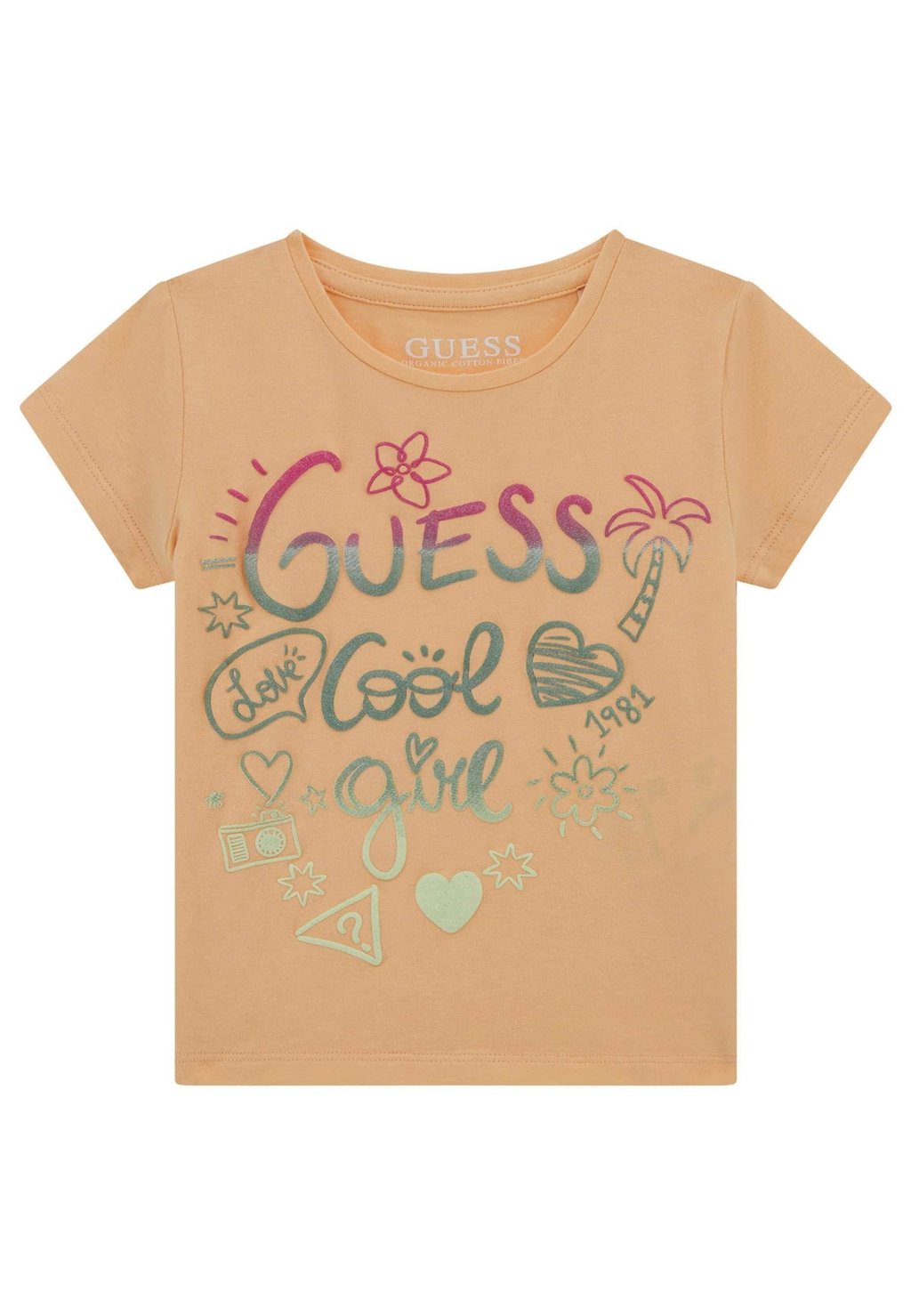 

Рубашка с принтом Guess, оранжевый