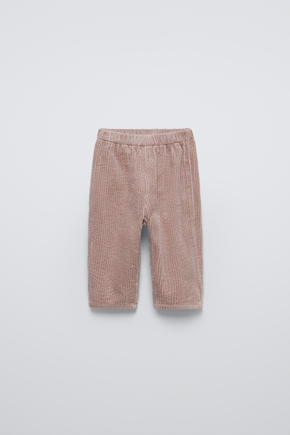 

Мешковые вельветовые брюки ZARA, цвет dusty mauve