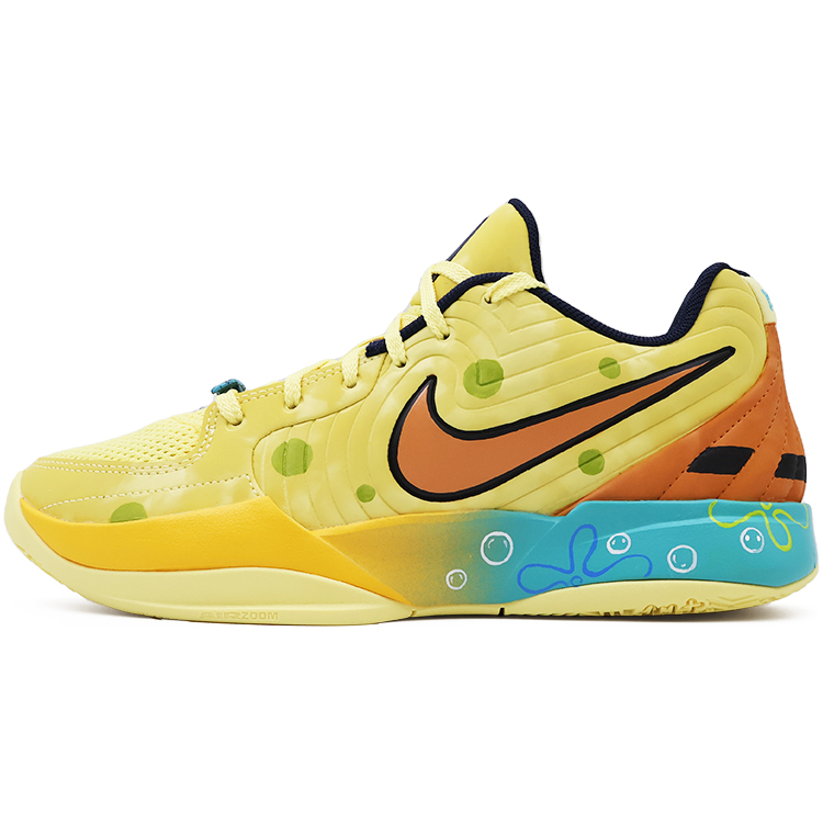 

Nike Мужские баскетбольные кроссовки Ja Morant 2 Slip Resistant Abrasion Resistant low top Yellow
