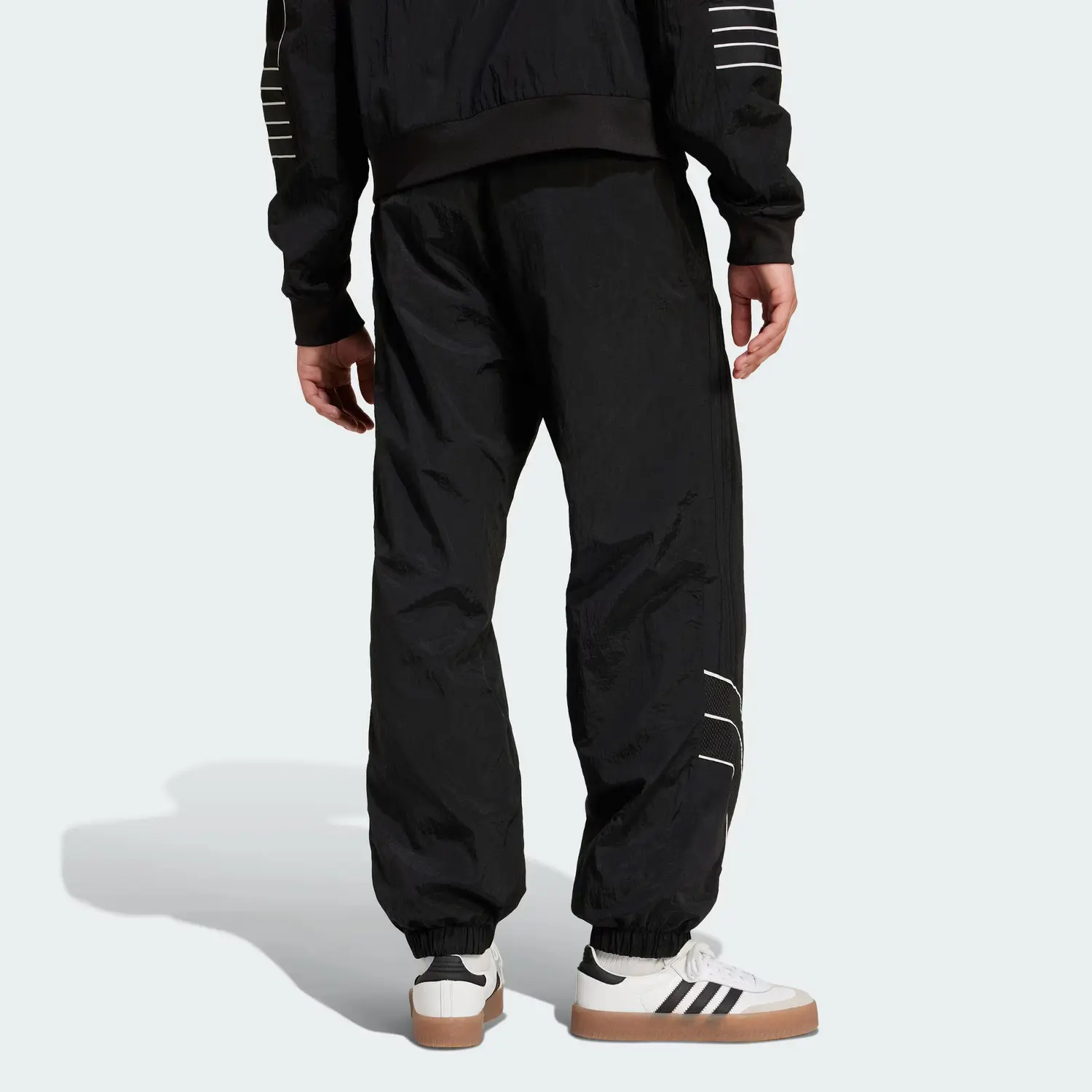 Q4 ATLANTA трикотажные спортивные штаны мужские черные Adidas Originals, черный — фото 2