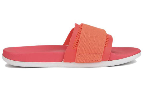 Тапочки stella mccartney x slide 'turbo' Adidas, красный — фото 3