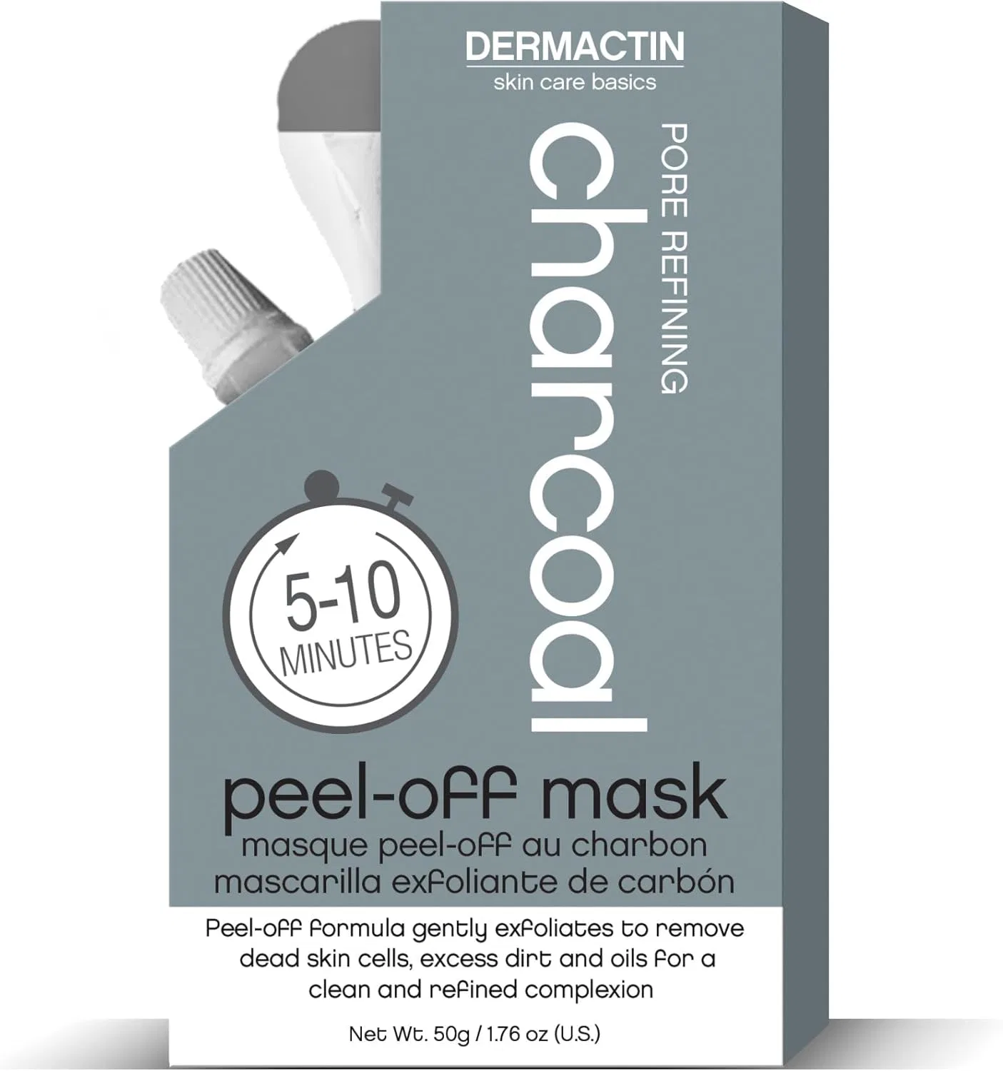 Маска для лица Dermactin — Угольная, 50 мл
