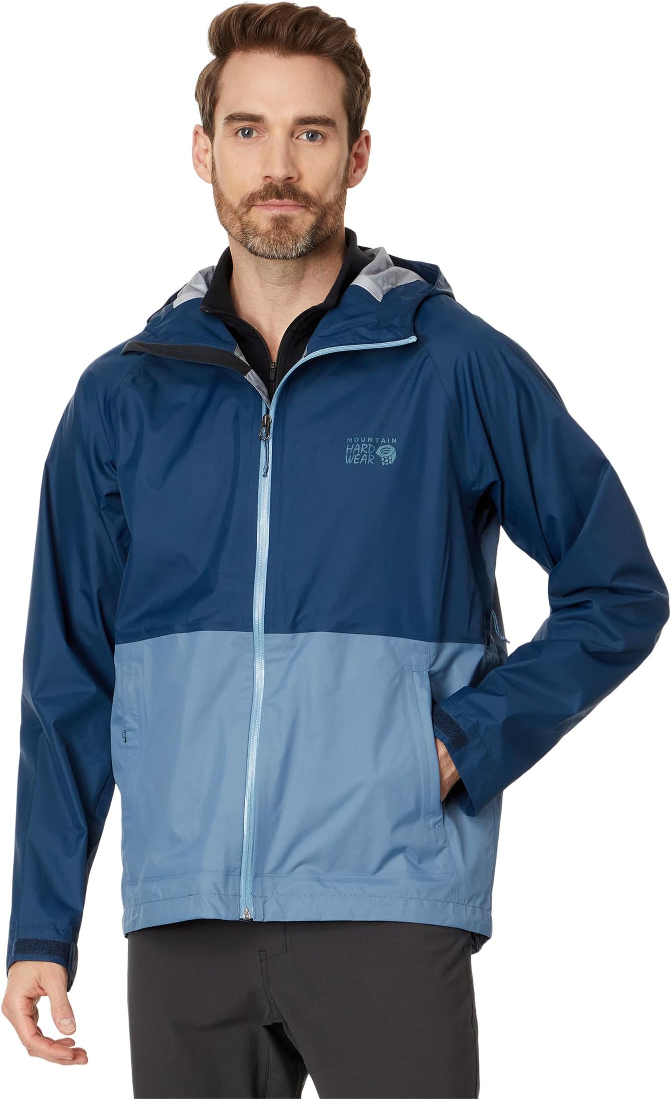 

Куртка Mountain Hardwear Threshold Jacket, цвет Light Zinc/Hardwear Navy