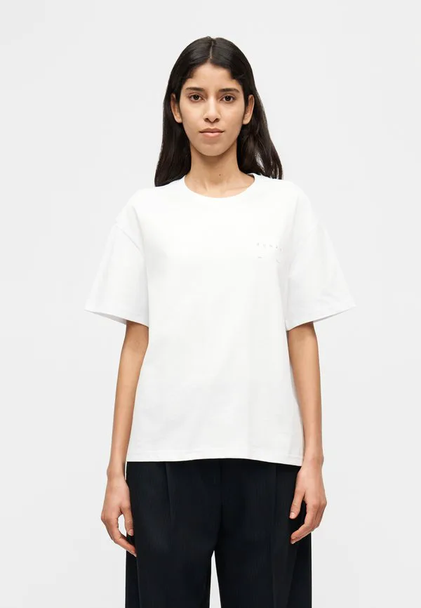 

Свободная базовая футболка Hogan, White, Белый, Свободная базовая футболка Hogan, White