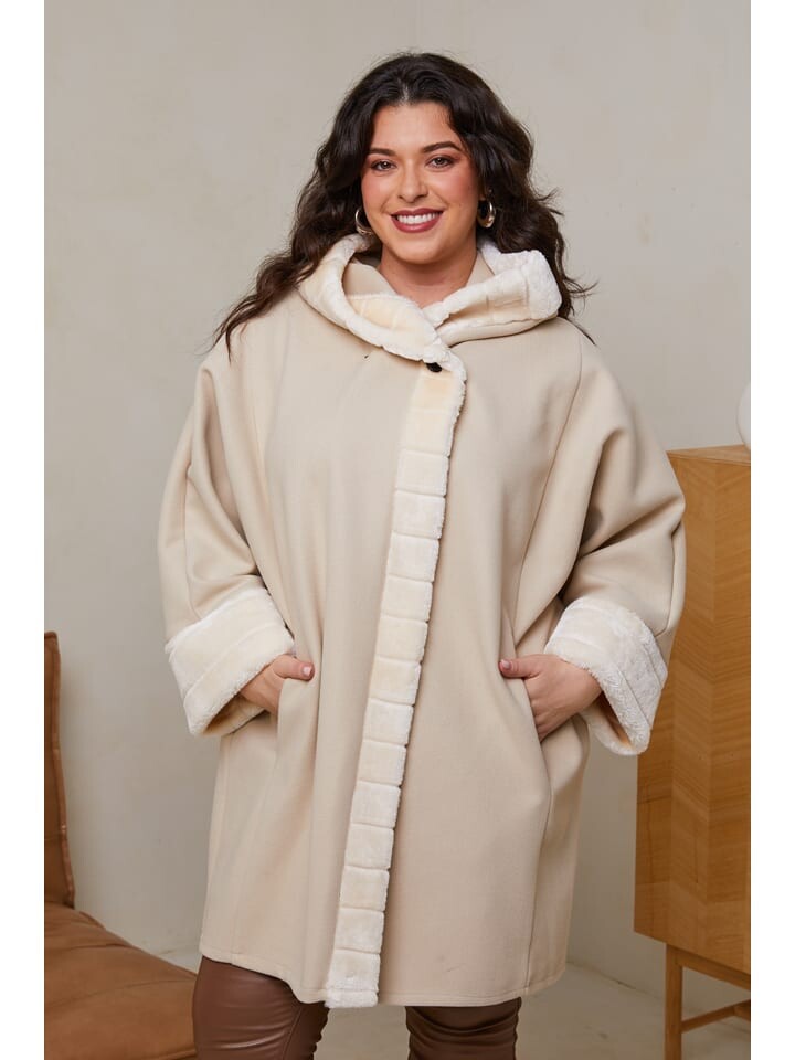 

Пуховик Curvy Lady Wintermantel, бежевый