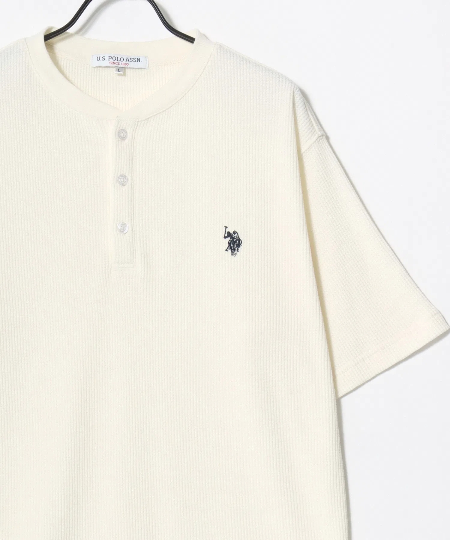 Унисекс футболка U.S. POLO ASSN. с коротким рукавом и воротником-поло — фото 2