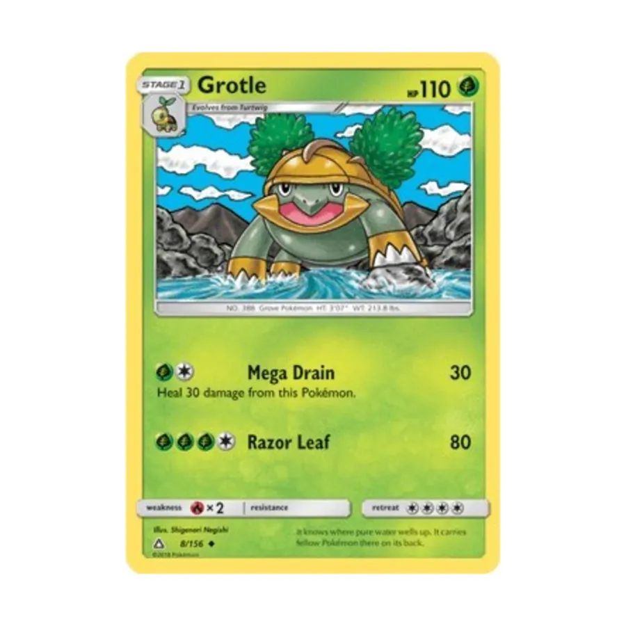 

CCG Гротл (U) #8, Pokemon - Sun & Moon - Ultra Prism - Singles