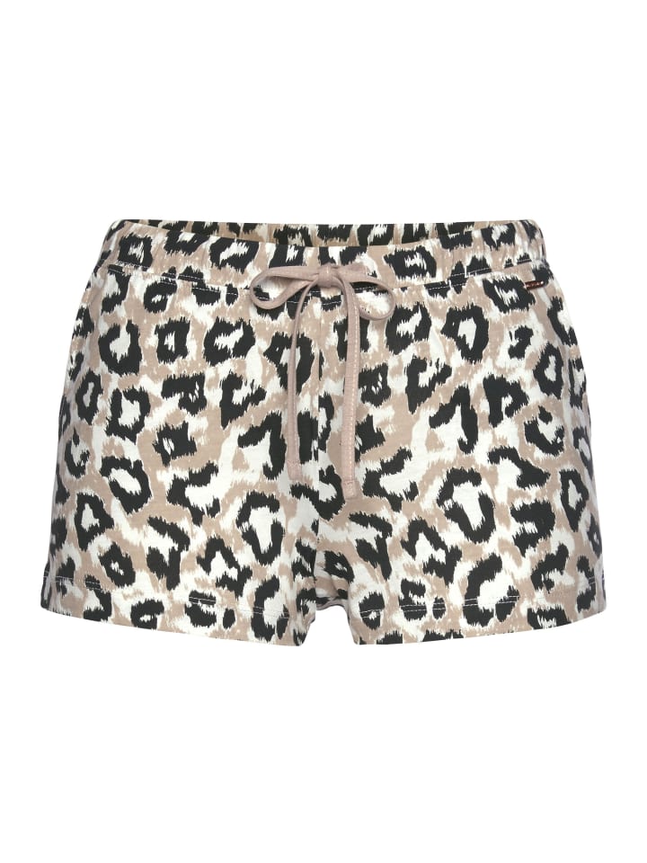 

Шорты для сна в цвете экрю-нуга-черный LASCANA