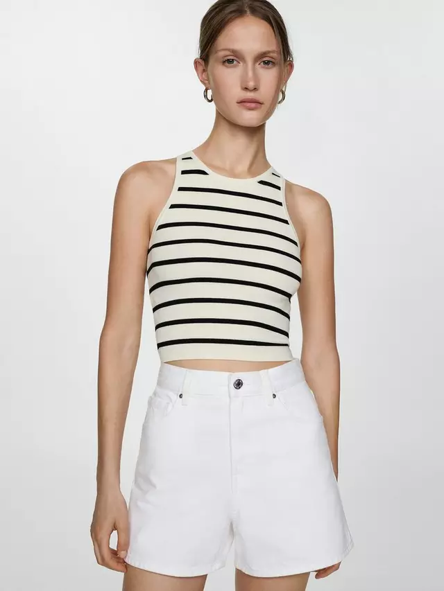 

Шорты Mango Zoe Denim, белый