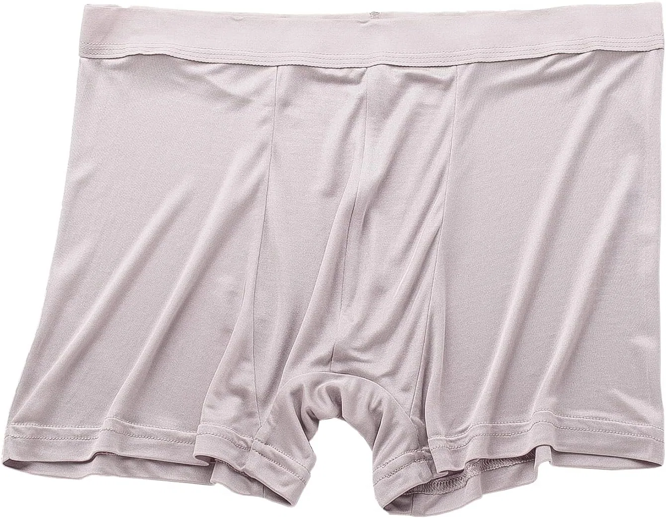 Боксеры из шелка, мужские, Silver Gray