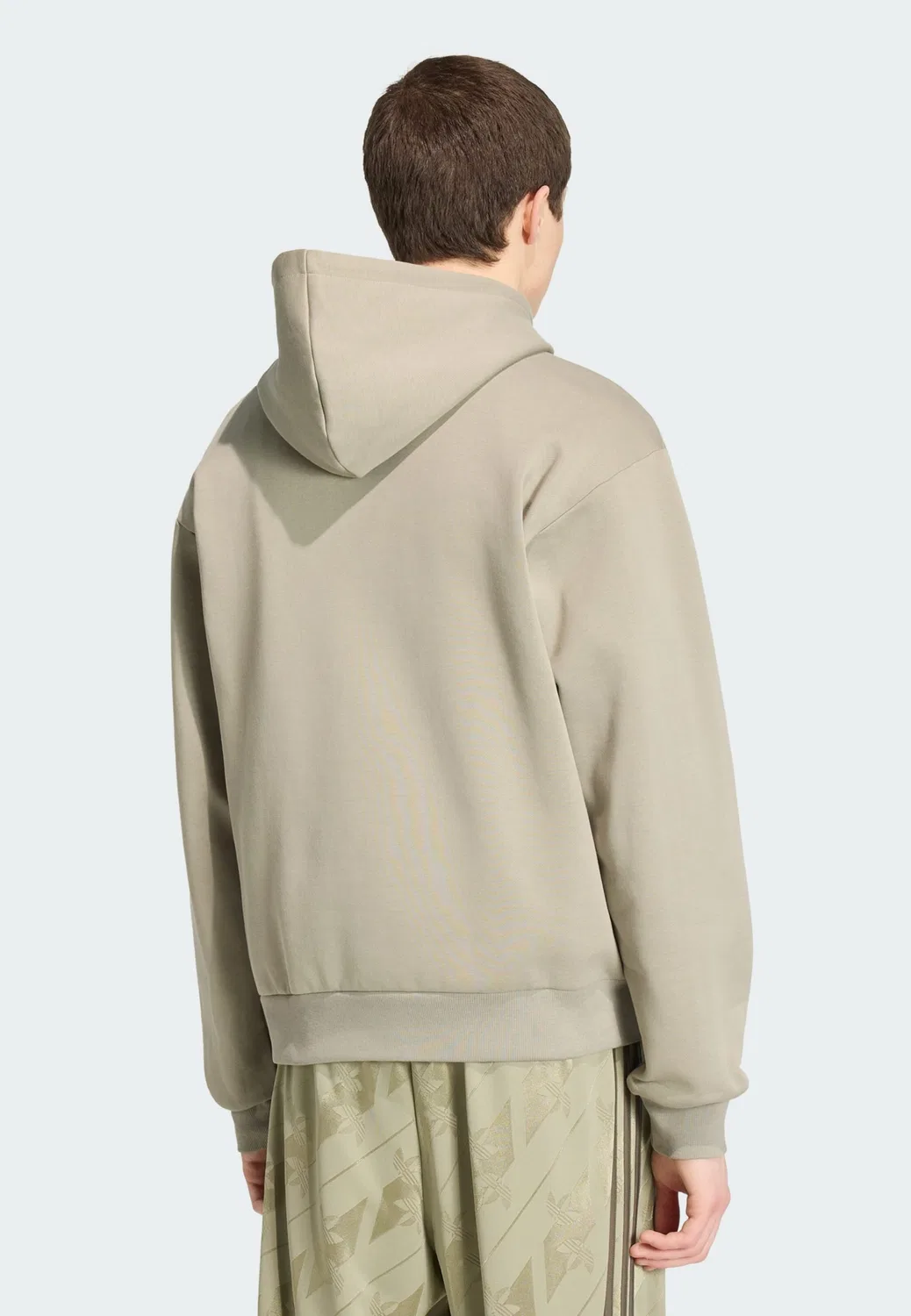 Толстовка Adidas Originals темно-бежевого цвета — фото 3
