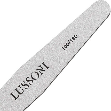 T4B Lussoni Профессиональные трапециевидные пилочки для ногтей, зернистость 100/180, 25 шт., Tb Tools For Beauty — фото 3