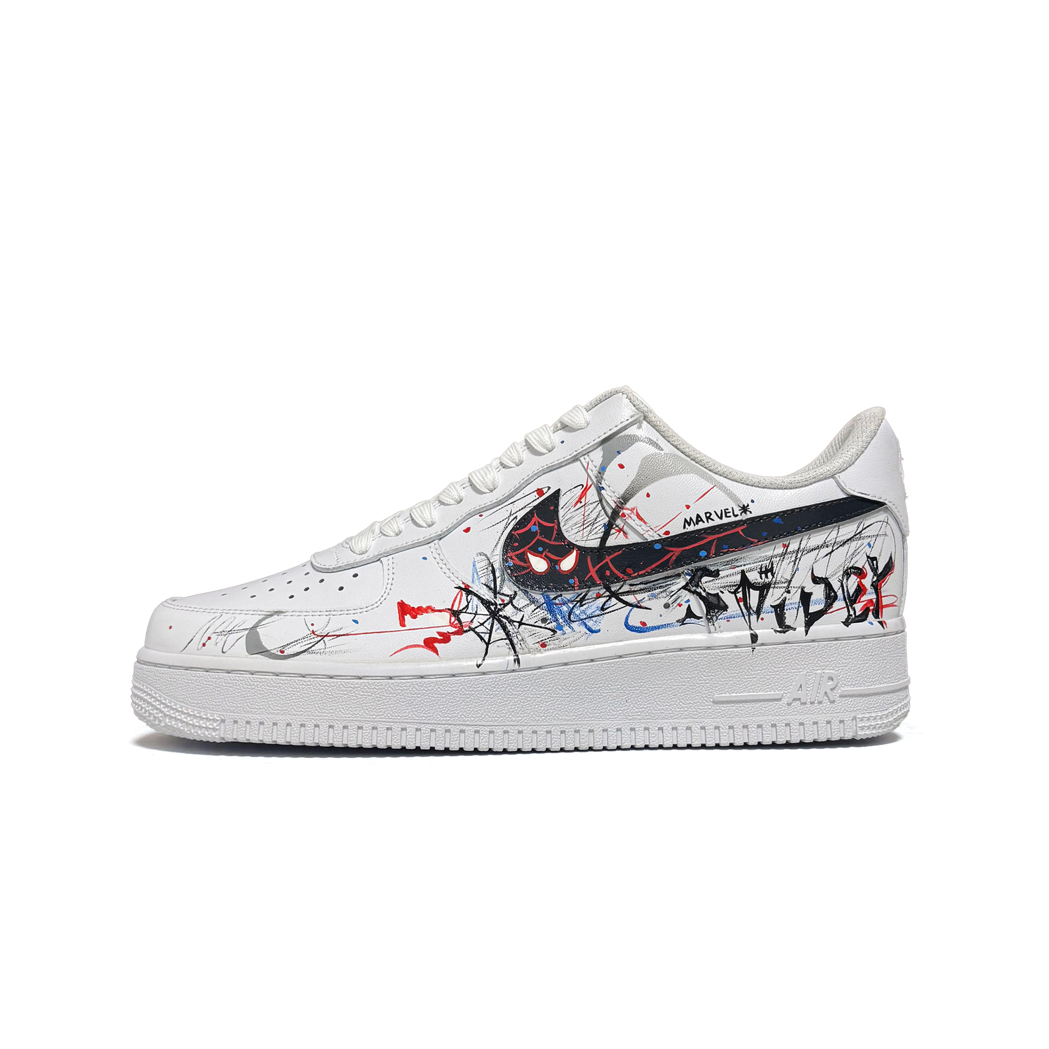 

Nike Air Force 1 Parallel Universe устойчивые к истиранию и скольжению низкие скейтерские кроссовки для мужчин красные синие