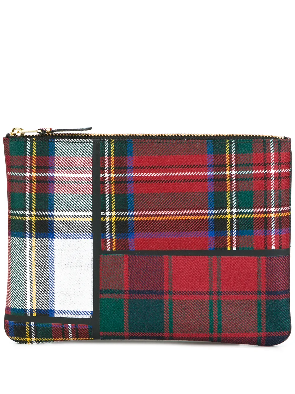 

Клатч в клетку Comme Des Garçons Wallet, красный