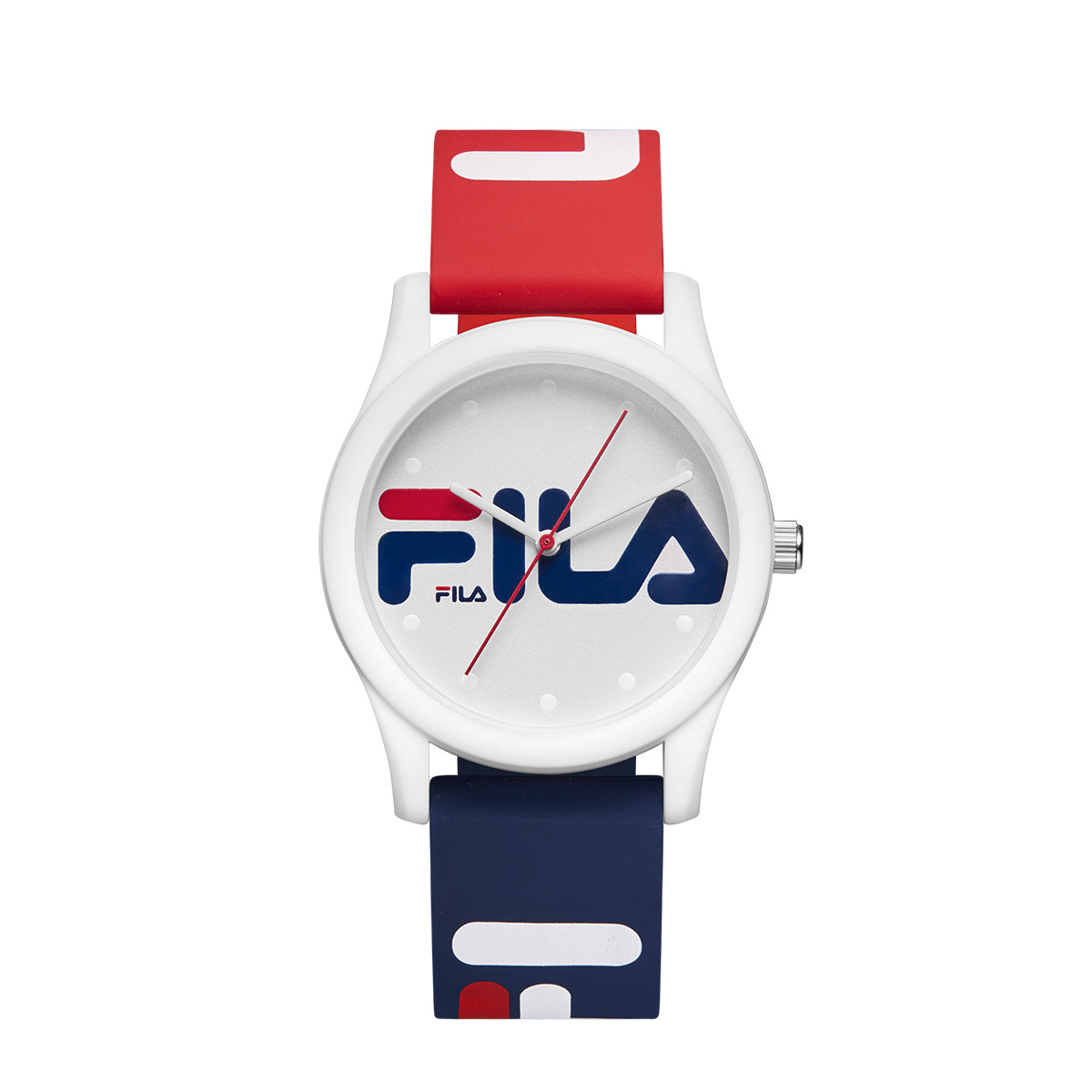 

FILA Часы 6117 Collection Wrist Watch Quartz Movement Silicone Strap White Dial Unisex