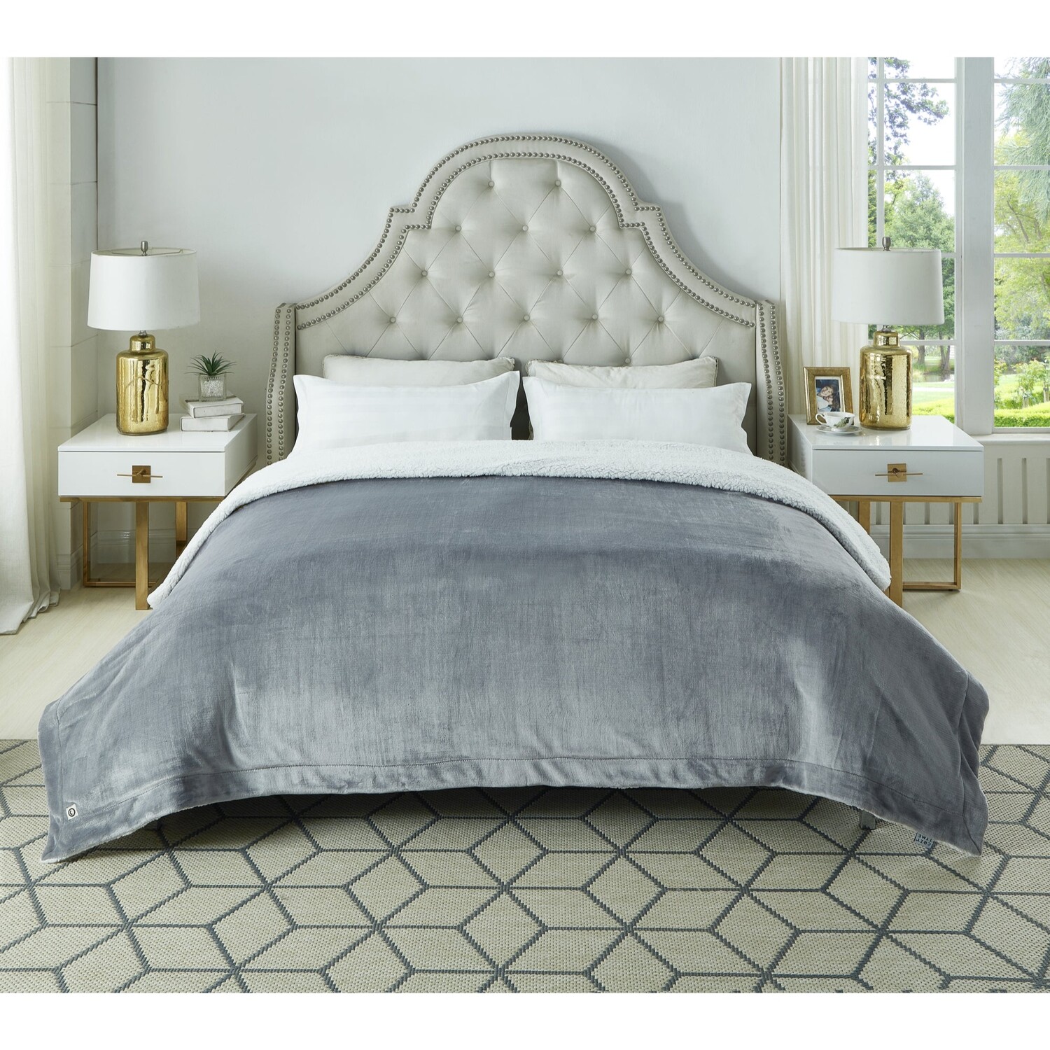 

Плед Cosy Tyme Saleem Cozy Tyme, цвет Light Grey