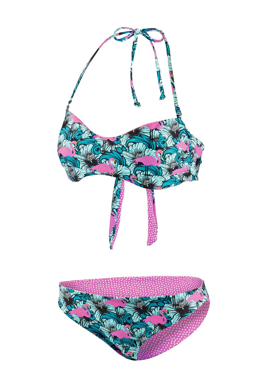 

Футболка Бикини BECO the world of aquasports Flamingo Eden, цвет Turquoise/Rose