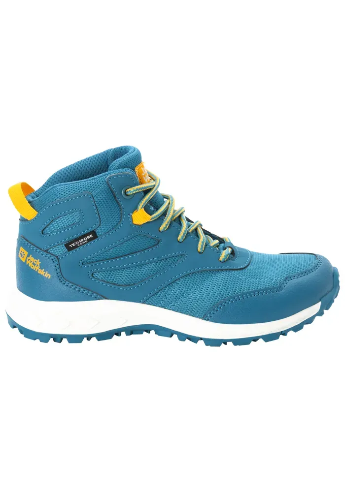 

Кроссовки Jack Wolfskin "WOODLAND TEXAPORE MID K", цвет Scuba