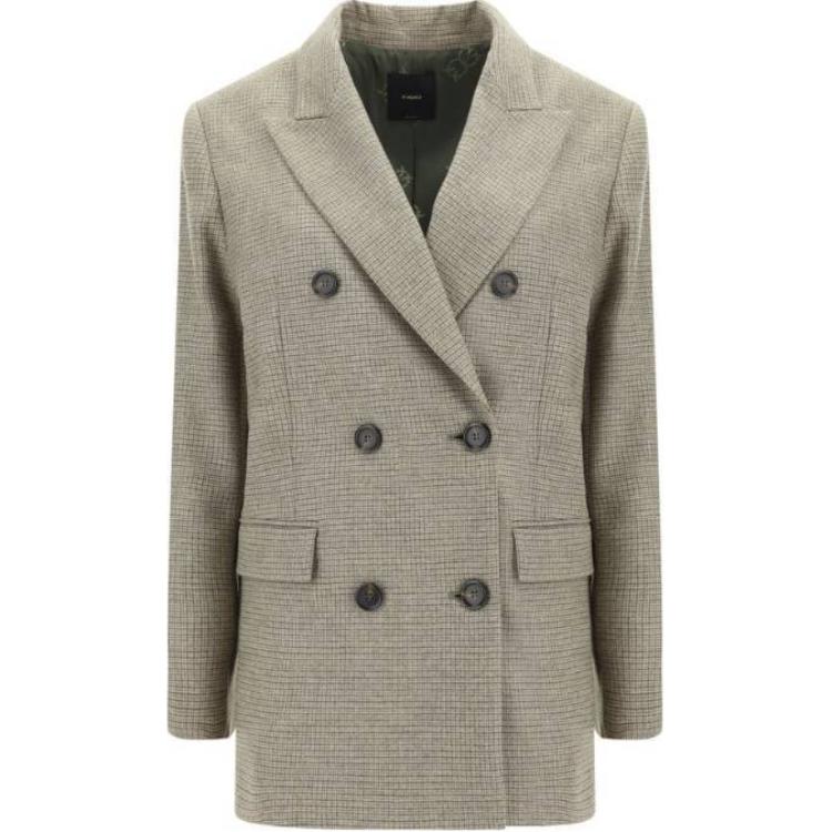 

PINKO Двубортный блейзер, Taupe