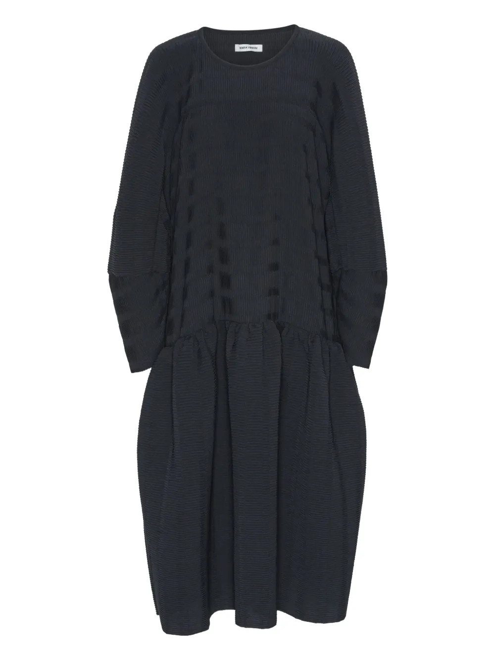 

Платье миди со сборками Henrik Vibskov, черный