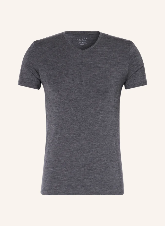 

Футболка daily climawool из шерсти мериноса Falke, серый