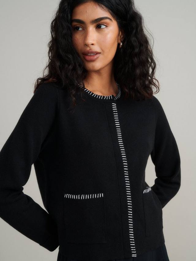 

Кардиган из випстича Nobody's Child, черный