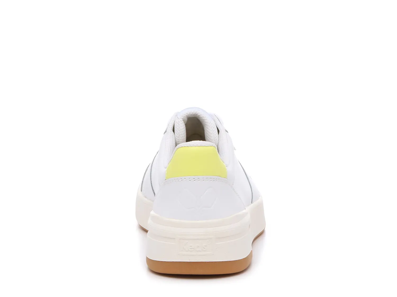 Кроссовки The Court Pickleball Sneaker Keds, белый/желтый — фото 4