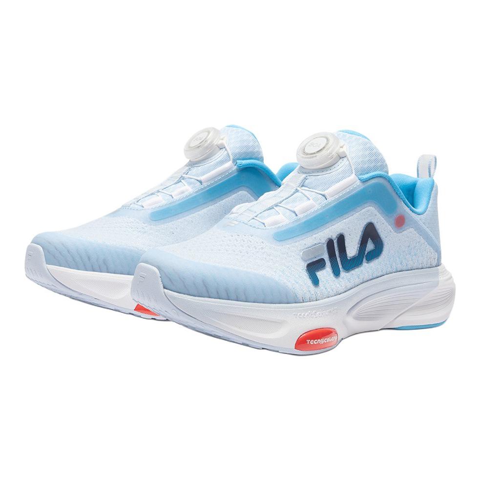 FILA KIDS Детские кроссовки BOA Neon 3 с амортизацией и износостойкостью, низкие, синие — фото 3