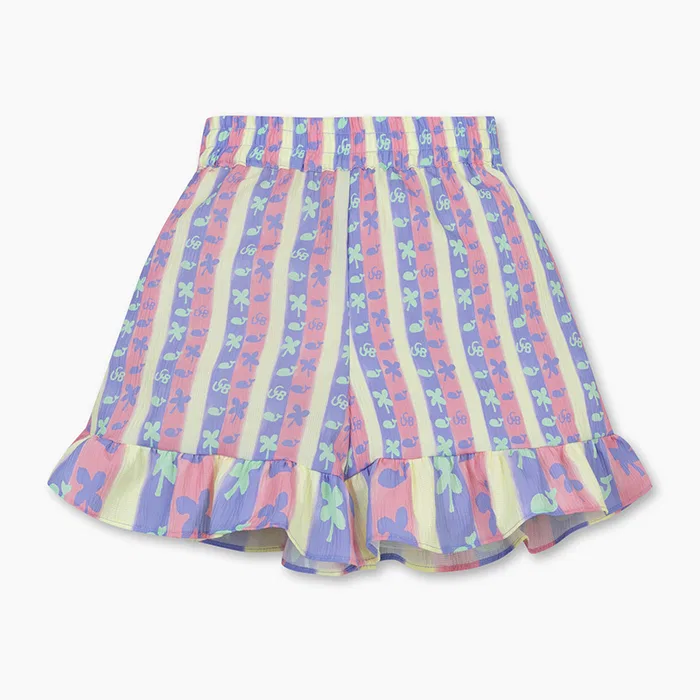 Детские шорты Multi Play горчичного цвета от Benetton Kids — фото 2