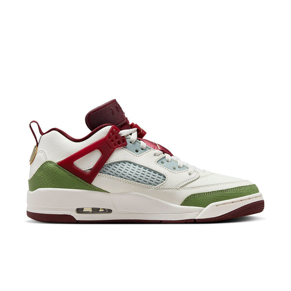 Кроссовки Air Jordan Spizike Low 'Year of the Dragon', цвет sail/oil green/dark team red/light pumice/cedar — фото 2
