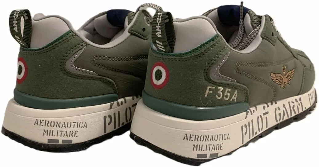 Кроссовки Aeronautica Militare Mens SC276CT3332 SC276, 39338 Green — фото 2