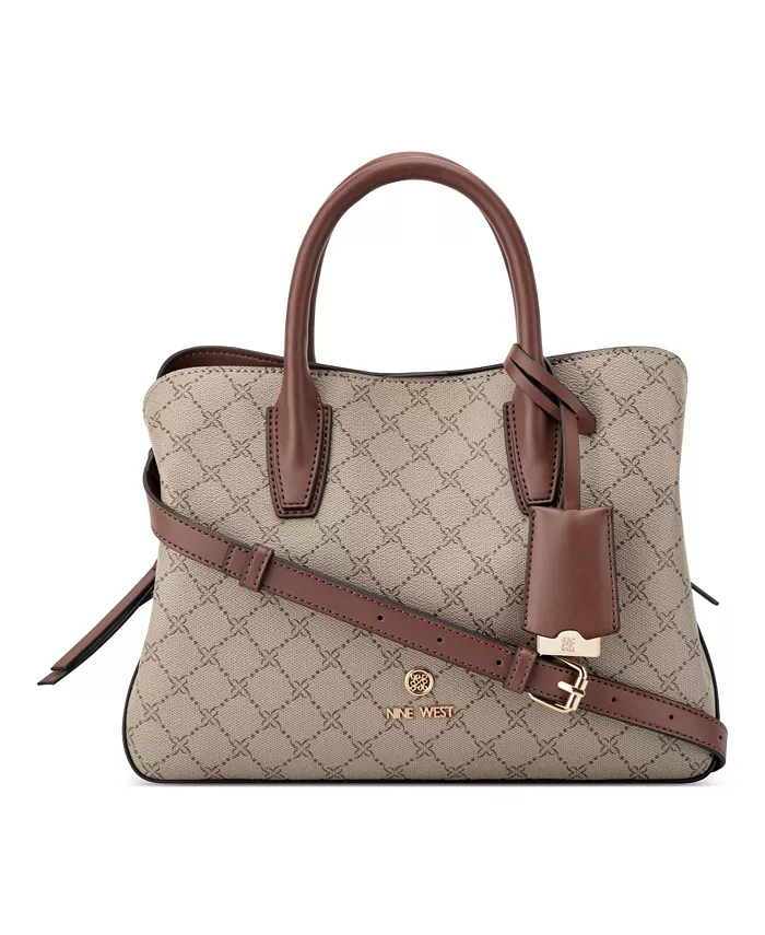 

Сумка-портфель Lakelyn среднего размера Nine West, коричневый
