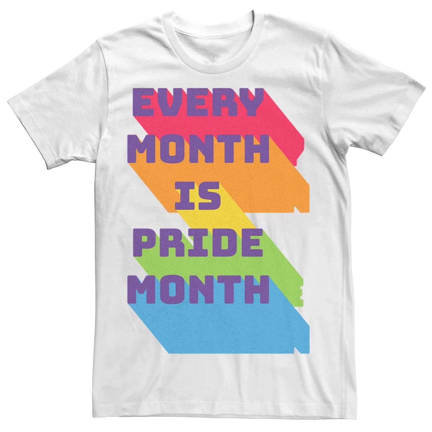 

Мужская радужная футболка Every Pride Week Licensed Character