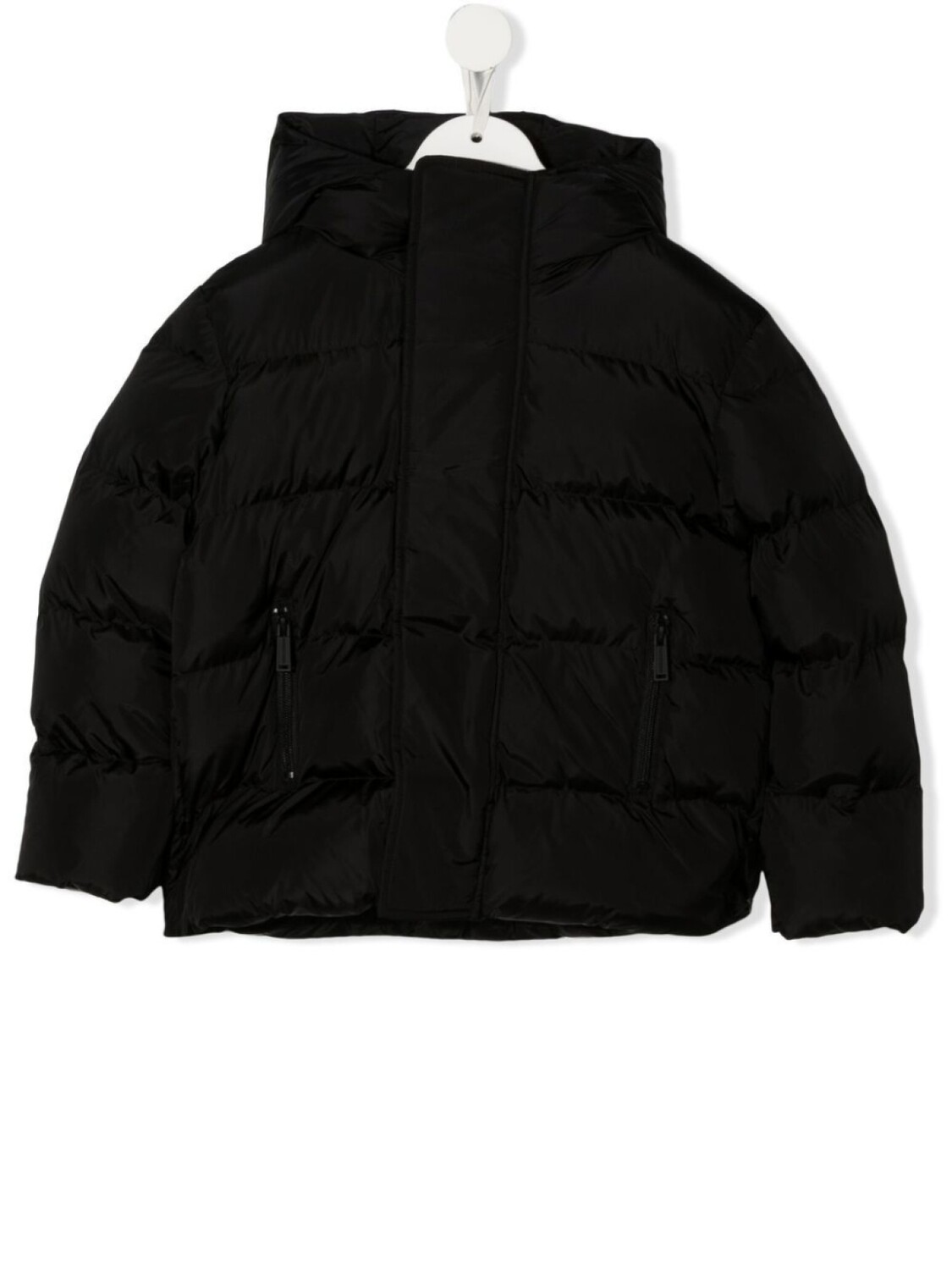

Dsquared2 пуховик на молнии с логотипом, черный