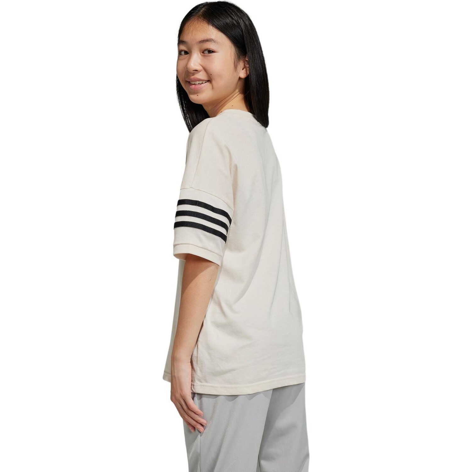 Детская футболка Adidas Originals, цвет Wonder White — фото 4
