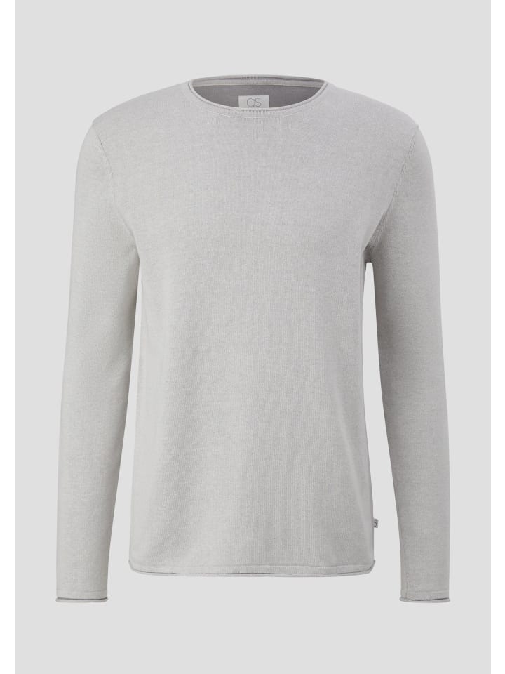 

QS Вязаный свитер 90W0_светло-серый