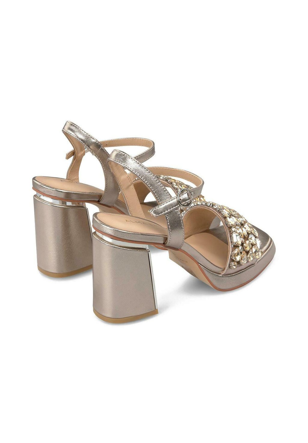 Босоножки на высоком каблуке BLOQUE DE Y CIERRE CON HEBILLA - Platform sandals Alma en Pena, цвет Bronce — фото 4