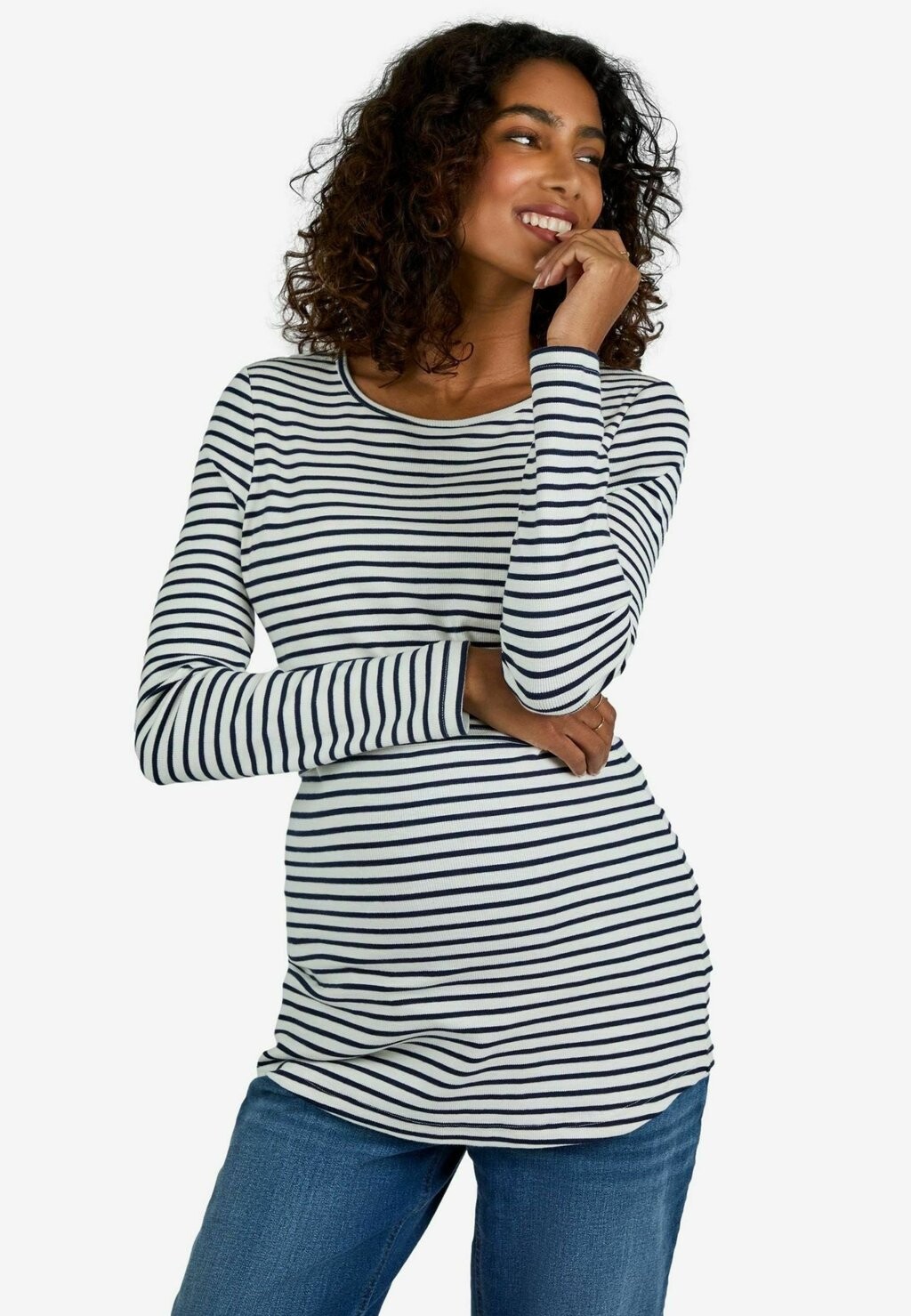 

Топ с длинными рукавами NURSING STRIPE REGULAR FIT JoJo Maman Bébé, бежевый