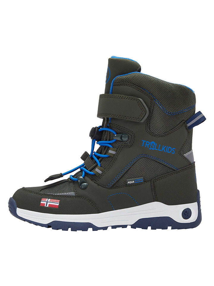 

Ботинки Trollkids Lofoten XT, цвет Dunkelgrün/ Blau