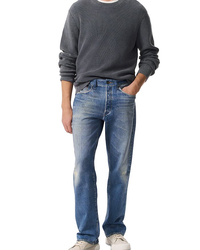 

Fit 4 Miramar свободный крой махровые спортивные брюки джинсы rag & bone, синий