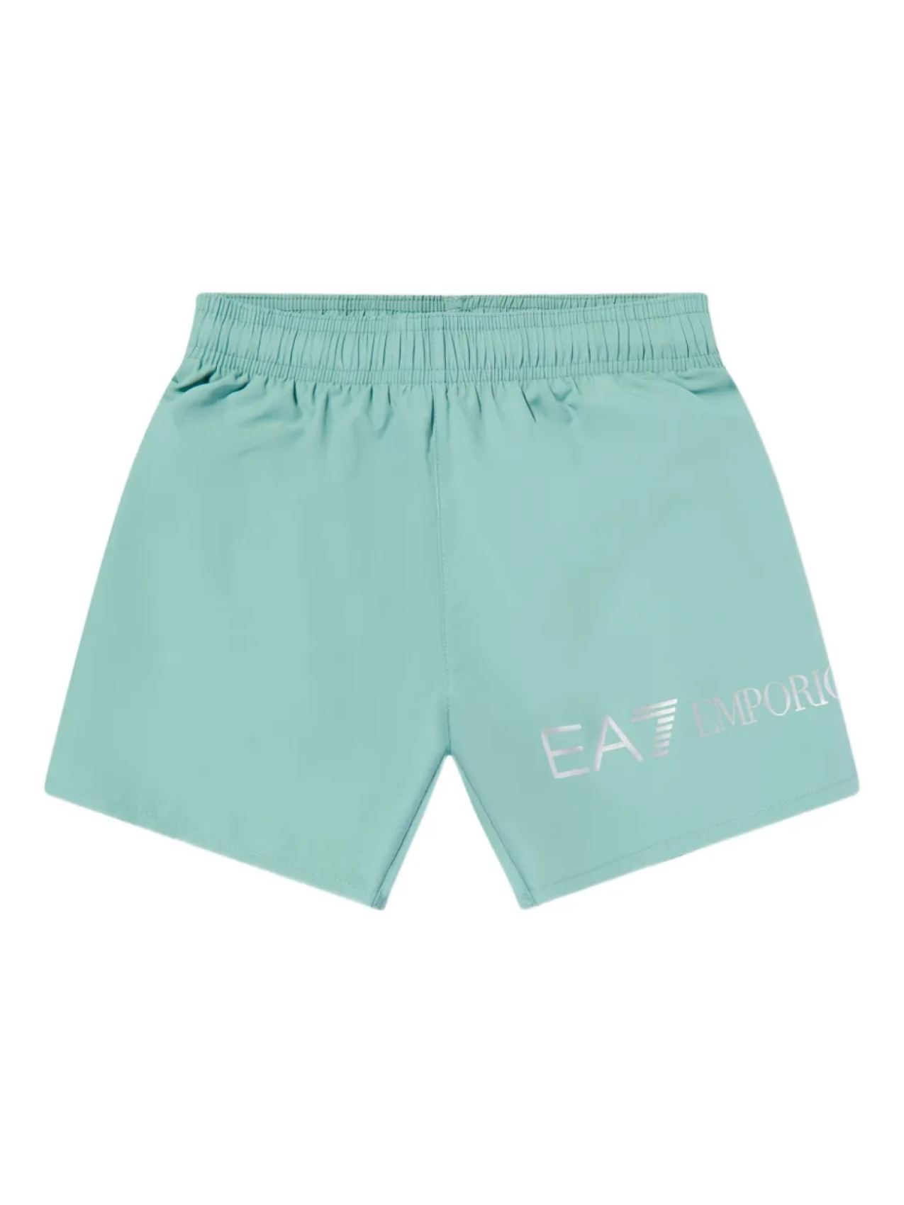 

Детские шорты для плавания с логотипом Emporio Armani Kids, зеленый